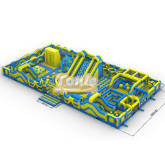 Customized large commercial inflatable theme park