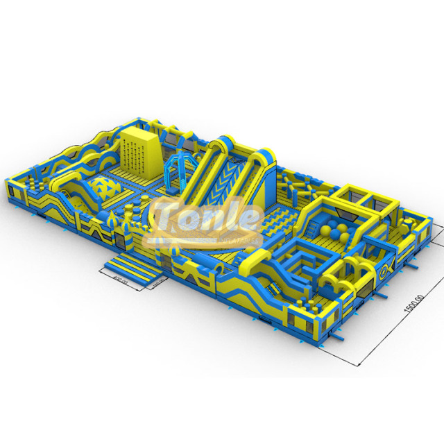 Customized large commercial inflatable theme park