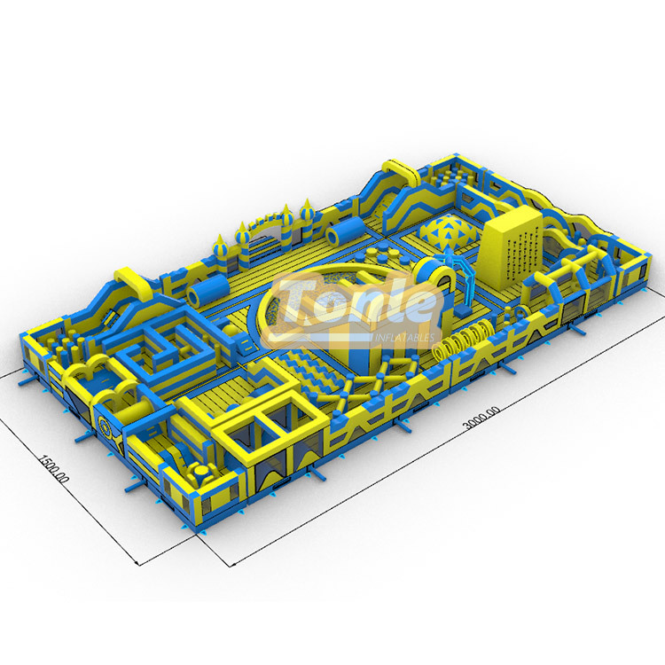 Customized large commercial inflatable theme park