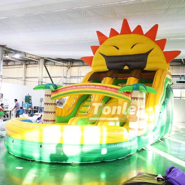 Paradise Sunshine inflatable Water Slide for sale