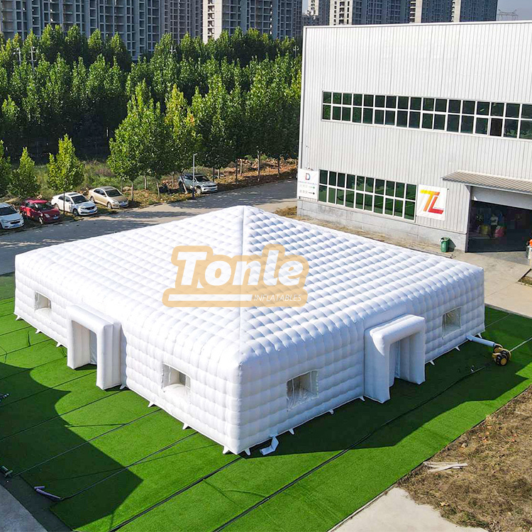 Custom White Inflatable commercial tent