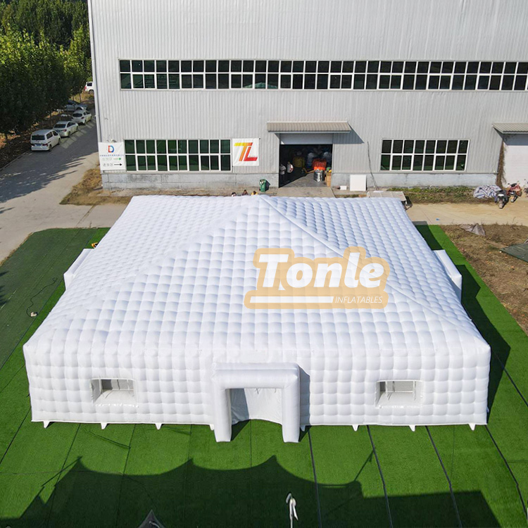 Custom White Inflatable commercial tent