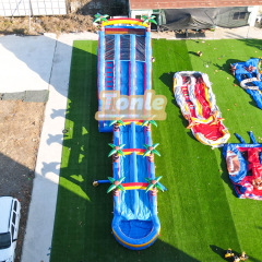 24ft Large Commercial Tropical Tree Inflatable Water Slide