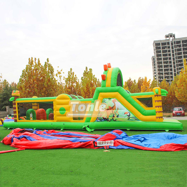 Dinosaur Inflatable Obstacle Course