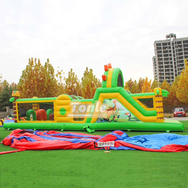 Dinosaur Inflatable Obstacle Course