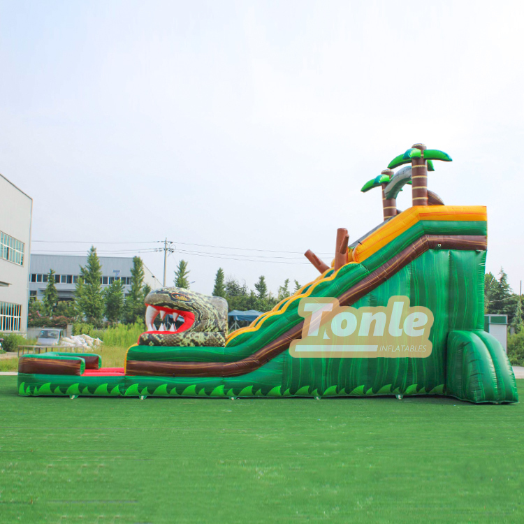Snake Mouth Escape Inflatable Water Slides