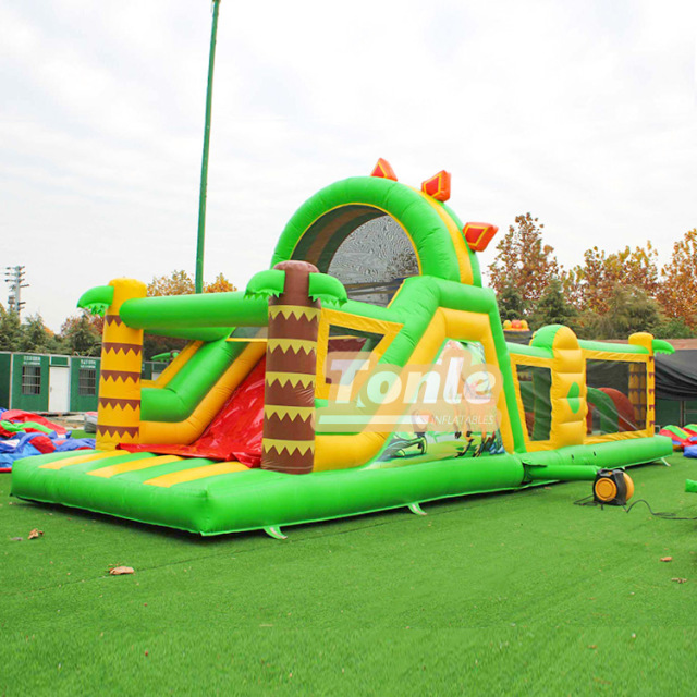 Dinosaur Inflatable Obstacle Course
