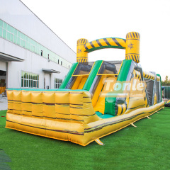 40FT Nuclear Toxic Waste inflatable Obstacle course
