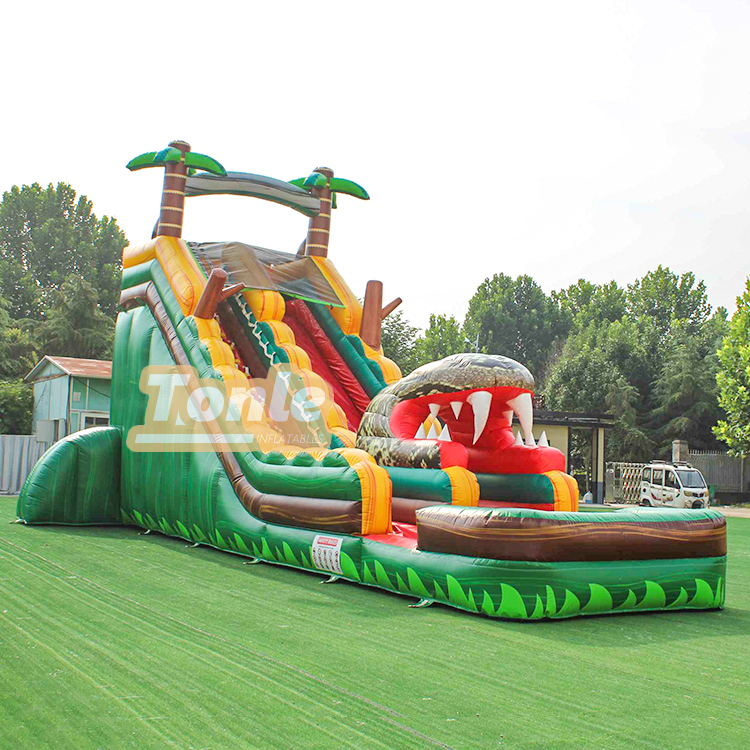 Snake Mouth Escape Inflatable Water Slides