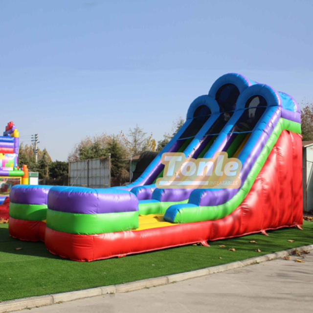 20FT Dual Lane Water Slide