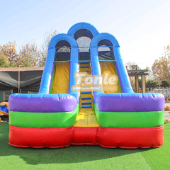 20FT Dual Lane Water Slide