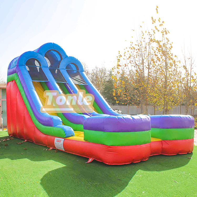 20FT Dual Lane Water Slide
