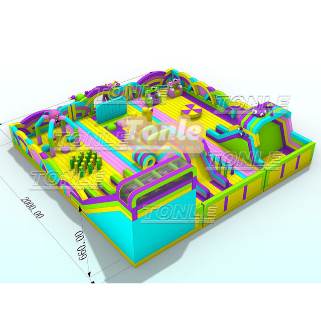 factory Outlet large commercial inflatable theme park