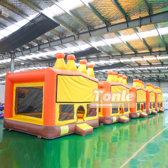 custom inflatable princess crown bounce house jumping castle