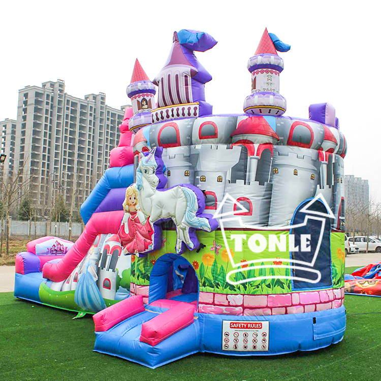 Princess Castle Inflatable Bounce House Combo