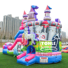 Princess Castle Inflatable Bounce House Combo