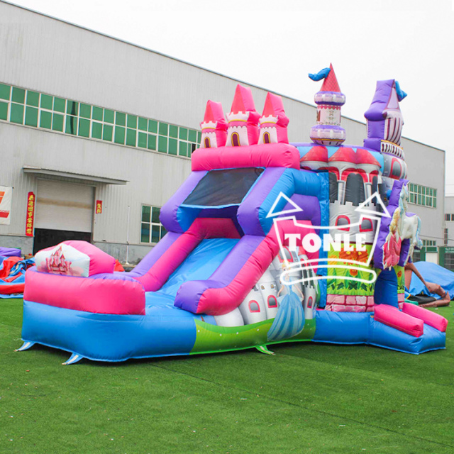 Princess Castle Inflatable Bounce House Combo