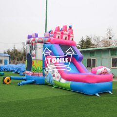 Princess Castle Inflatable Bounce House Combo