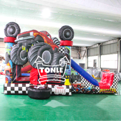 Monster Truck inflatable combo
