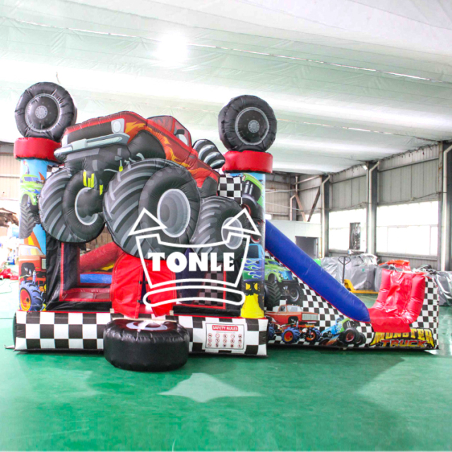 Monster Truck inflatable combo