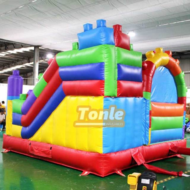 Building Blocks jump and slide
