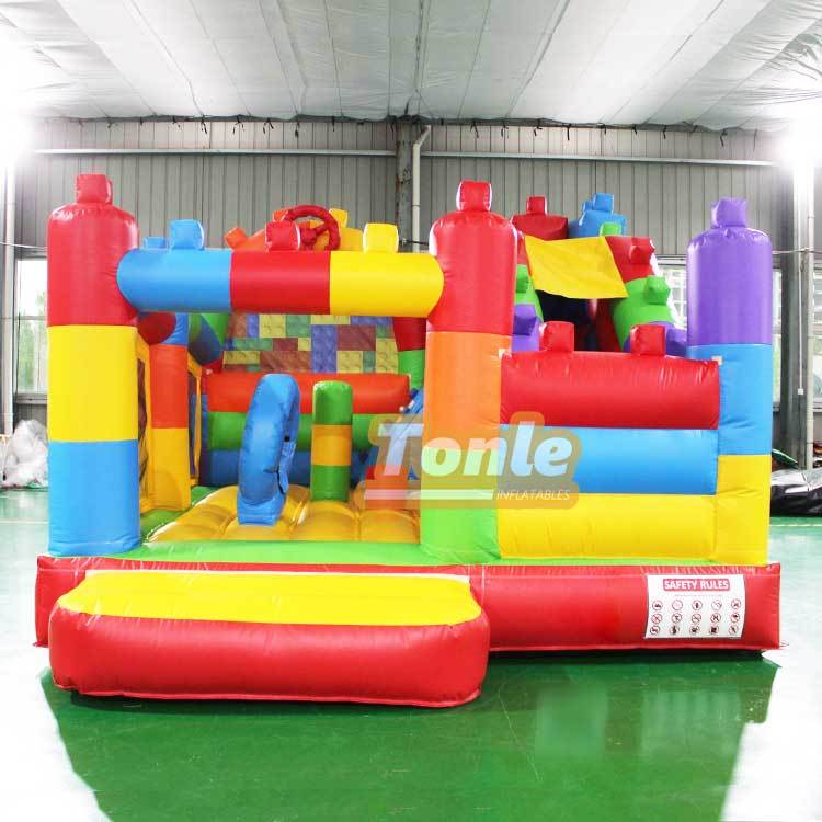 Building Blocks jump and slide