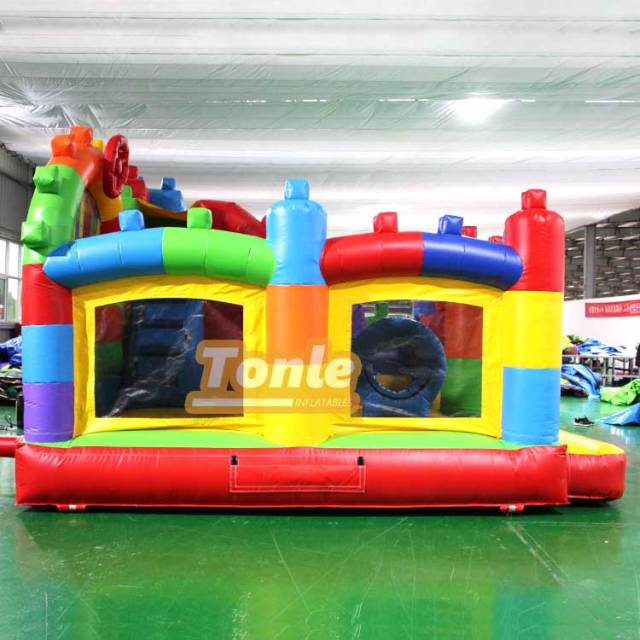 Building Blocks jump and slide