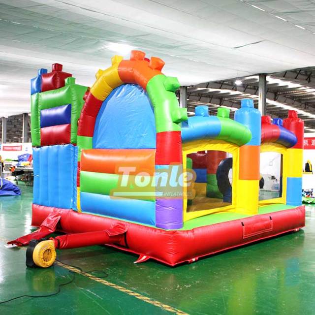 Building Blocks jump and slide