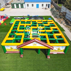 inflatable corn maze
