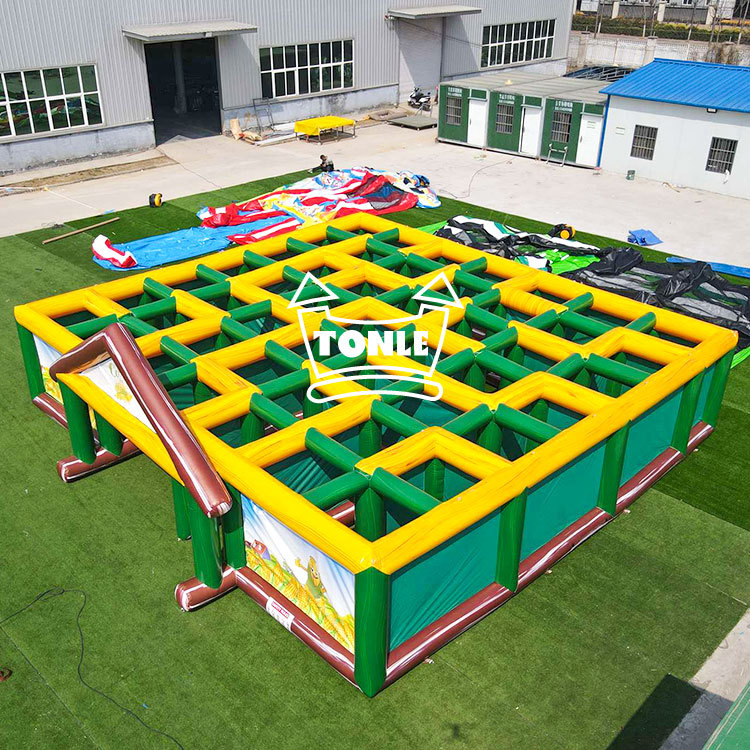 inflatable corn maze