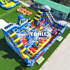 large Ocean Octopus Inflatable Game Theme Park