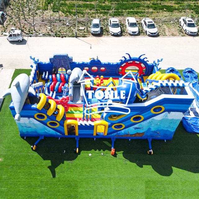 large Ocean Octopus Inflatable Game Theme Park