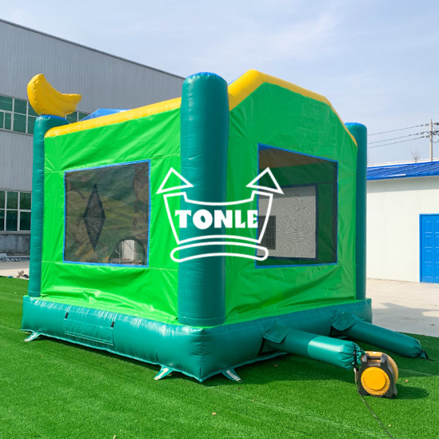 Tropical Jungle Monkey Inflatable Bounce House