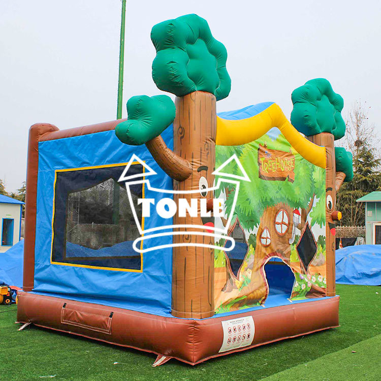 Treehouse commercial inflatable bounce house
