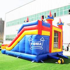 Commercial classic inflatable jumper combo with poor