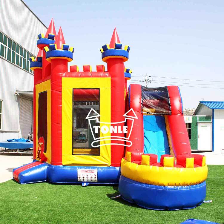 Commercial classic inflatable jumper combo with poor