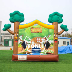 Treehouse commercial inflatable bounce house