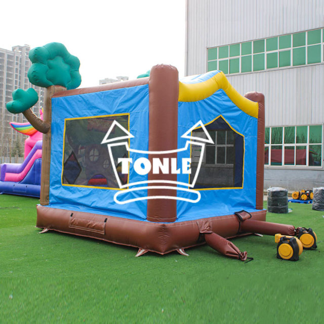 Treehouse commercial inflatable bounce house
