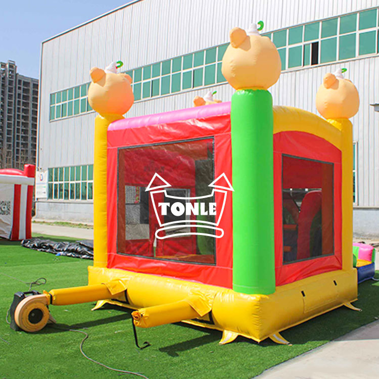 China factory Piggy inflatable jumper with water slide combo