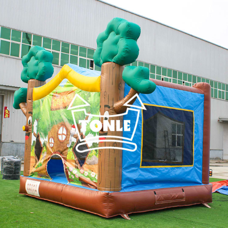 Treehouse commercial inflatable bounce house