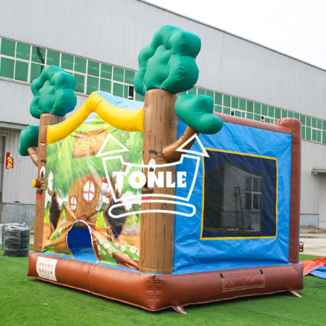 Treehouse commercial inflatable bounce house