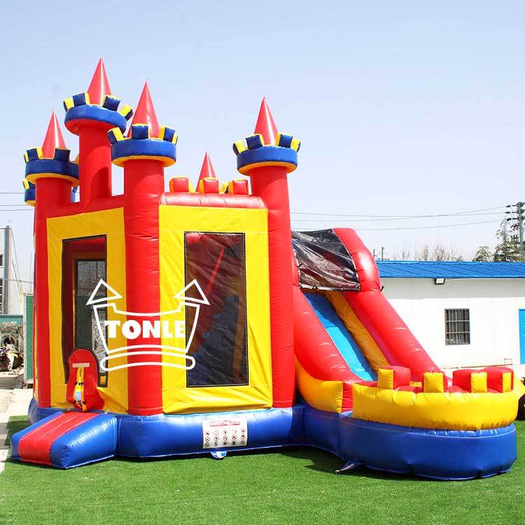 Commercial classic inflatable jumper combo with poor
