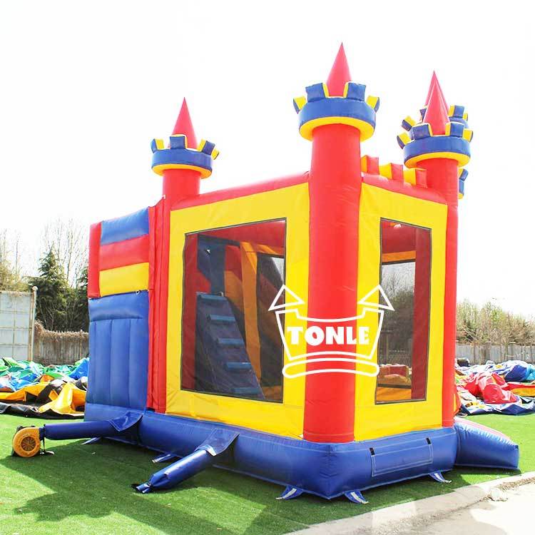 Commercial classic inflatable jumper combo with poor