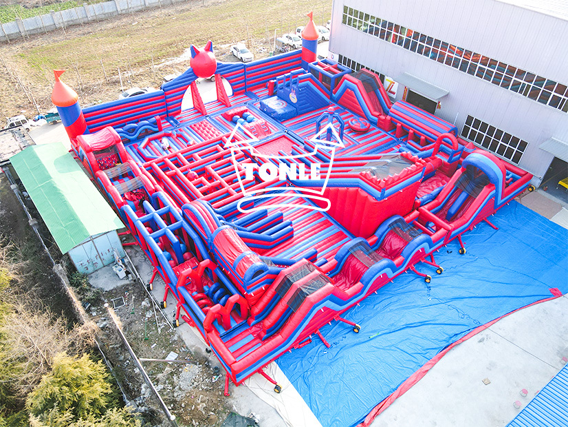 Factory customized large inflatable playground inflatable theme park