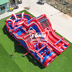 Factory Customized High Quality Inflatable Obstacle Course Competition