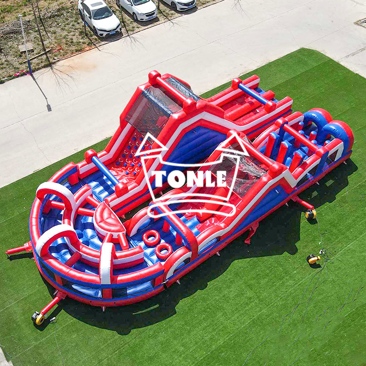Factory Customized High Quality Inflatable Obstacle Course Competition