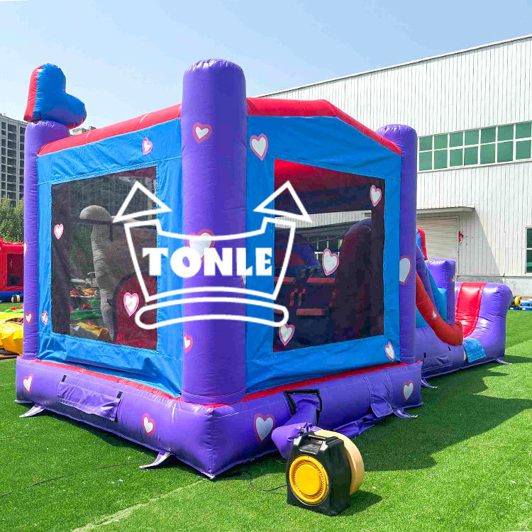 Alpaca inflatable slide llama bounce house combo