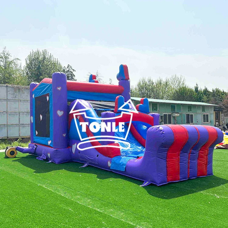Alpaca inflatable slide llama bounce house combo