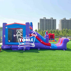 Alpaca inflatable slide llama bounce house combo