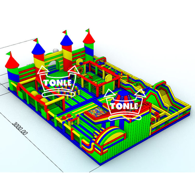 china factory customized huge inflatable theme park